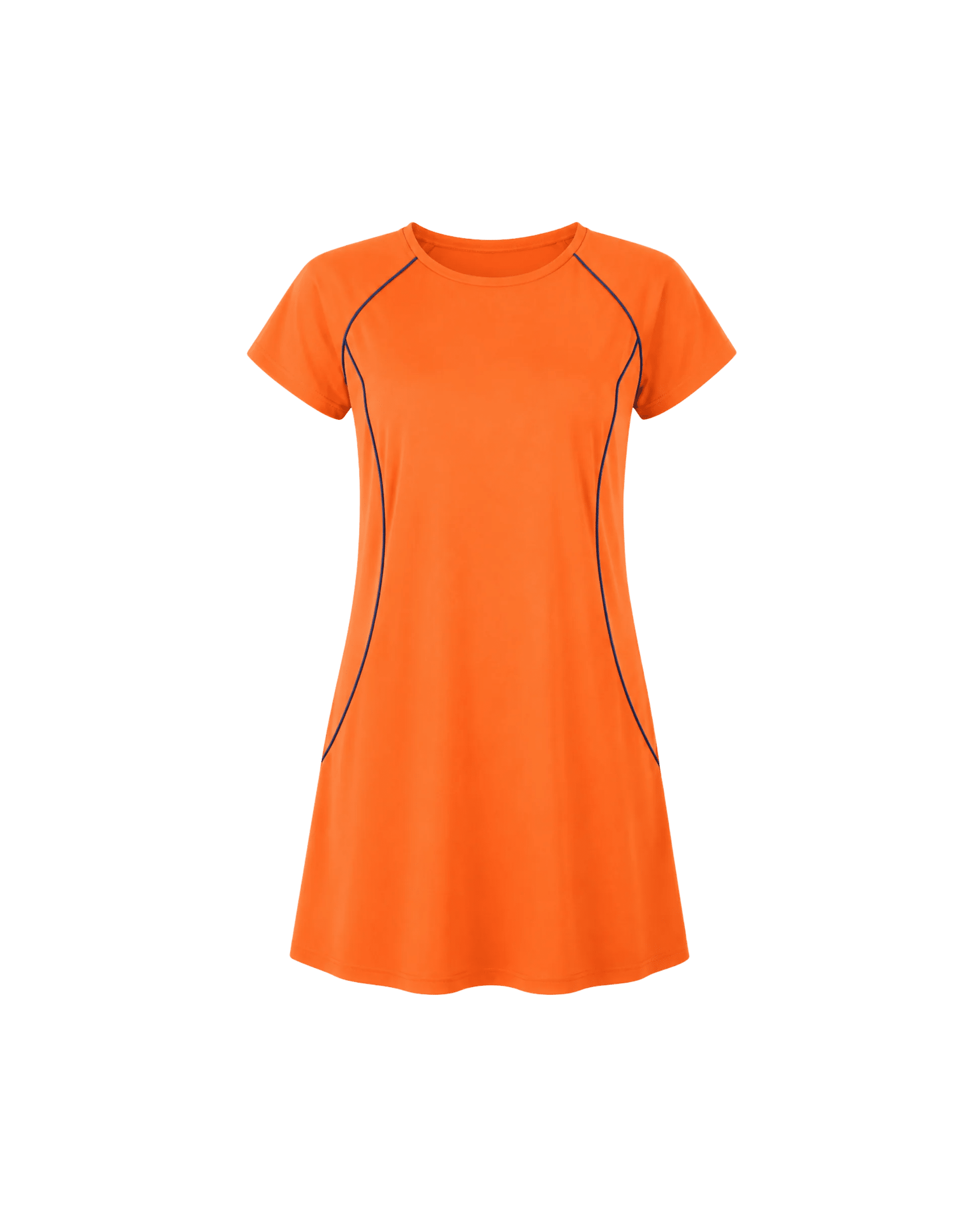 BURKINI FEMME ORANGE 2 PIÈCES MANCHES COURTES - La Sprezzatura pyjamas