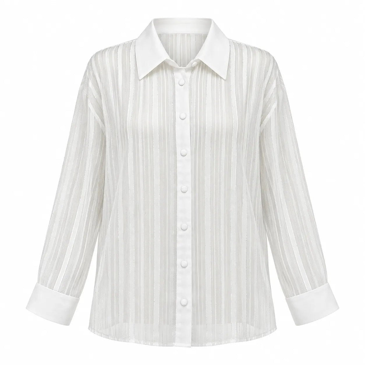 Pyjama Femme Blanc Satin – Chemise Oversize & Pantalon Large - La Sprezzatura pyjamas