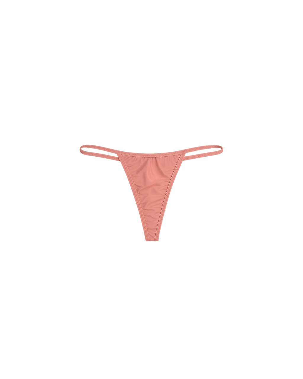 ENSEMBLE NUISETTE SATIN ROSE POUDRÉ AVEC KIMONO & STRING DENTELLE