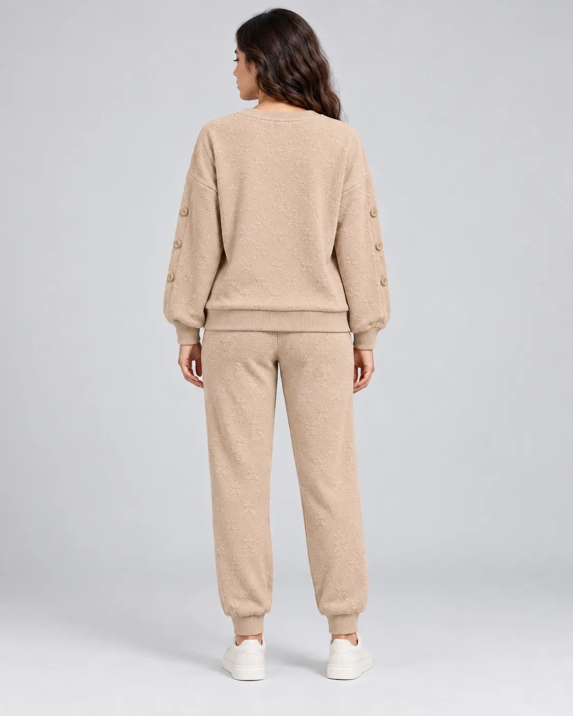 Ensemble Cocooning Beige Hello Rain - La Sprezzatura pyjamas