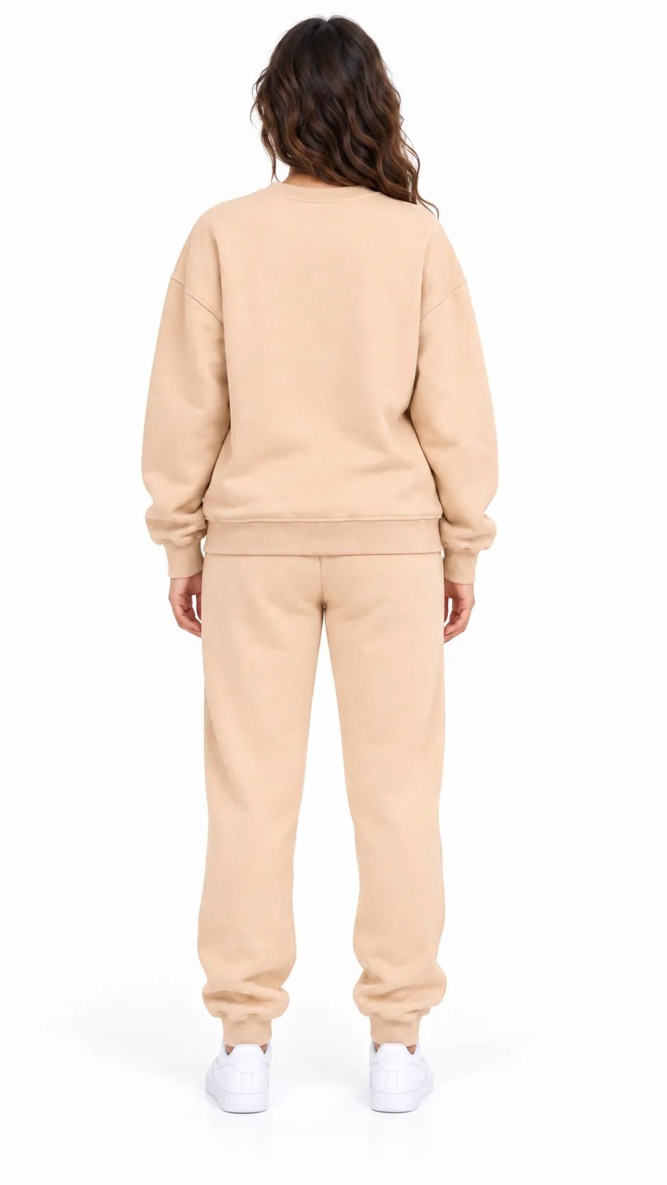 Ensemble Jogging Femme Beige Teddy California 82 - La Sprezzatura pyjamas
