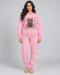 Ensemble Jogging Femme Rose Teddy California 82 - La Sprezzatura pyjamas