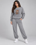 Ensemble Jogging Femme Teddy Gris – Sweat & Pantalon - La Sprezzatura pyjamas