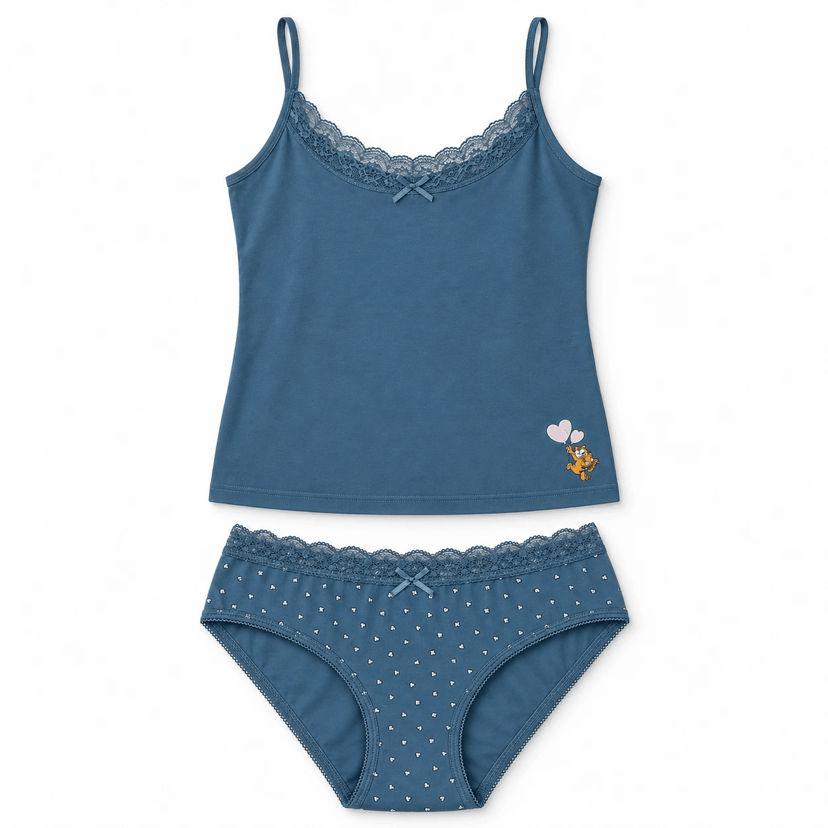 Pack 2 Ensembles Pyjama Femme Coton – Bleu + Gris - La Sprezzatura pyjamas