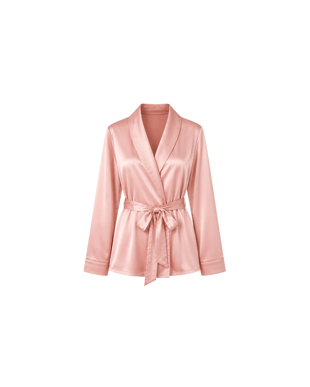 Pyjama Satin Saumon Femme – Ensemble 2 Pièces - La Sprezzatura pyjamas