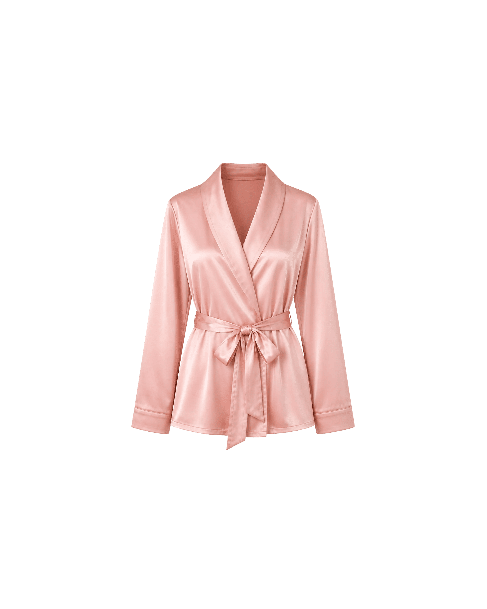 Pyjama Satin Saumon Femme – Ensemble 2 Pièces - La Sprezzatura pyjamas