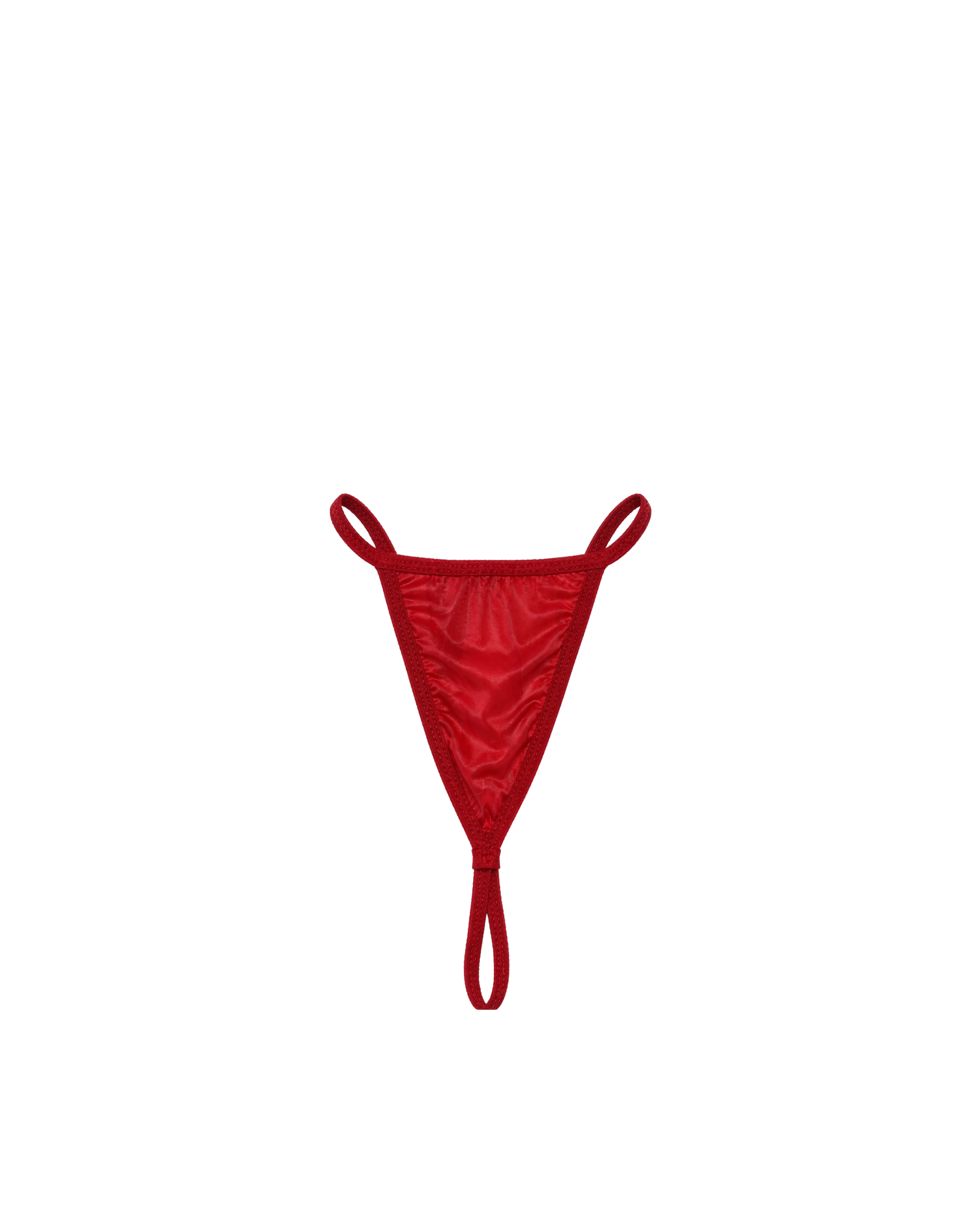 NUISETTE ROUGE EN DENTELLE AVEC STRING ASSORTI