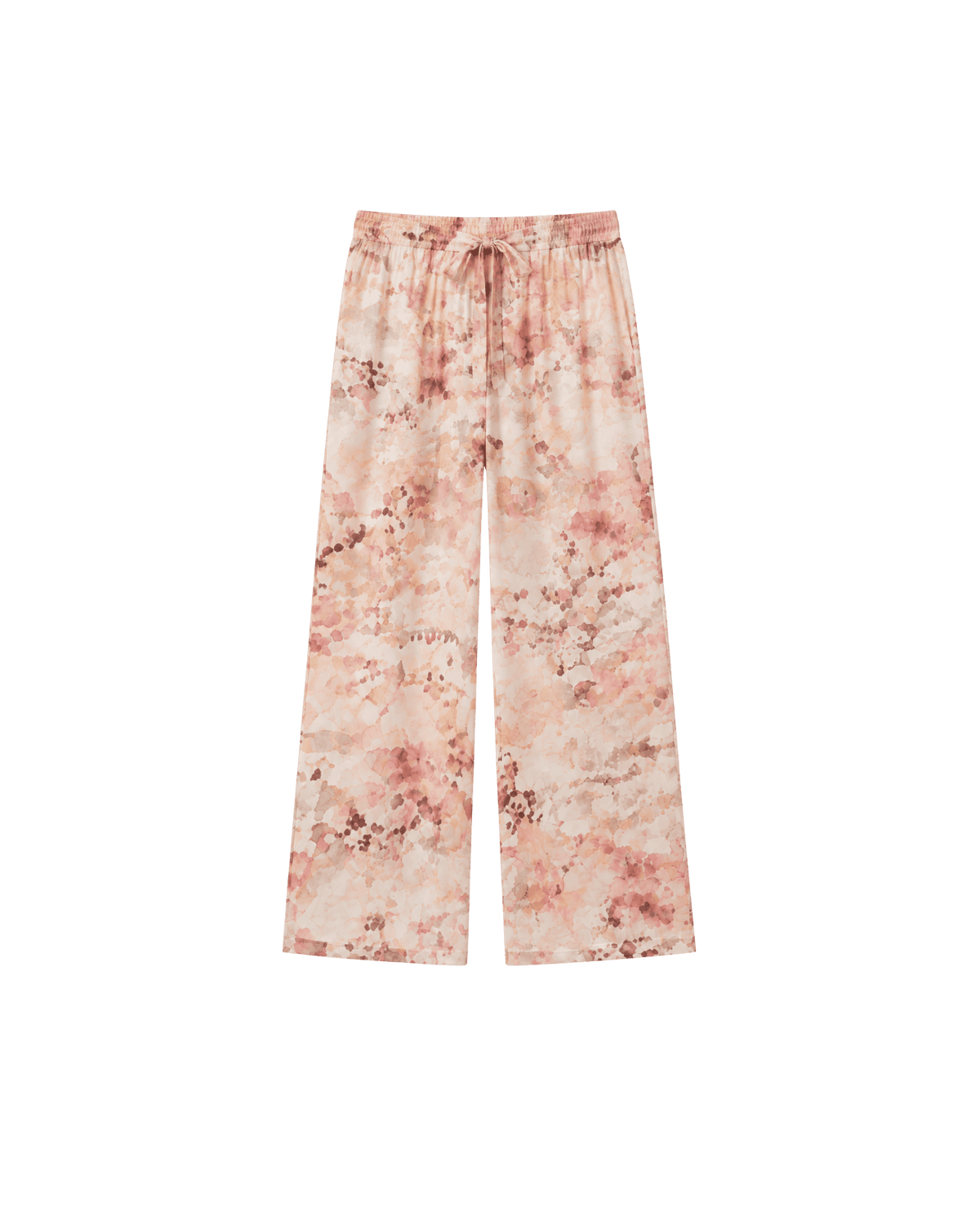 Ensemble 3 Pièces Aquarelle Rose – Kimono, Pantalon & Débardeur - La Sprezzatura pyjamas