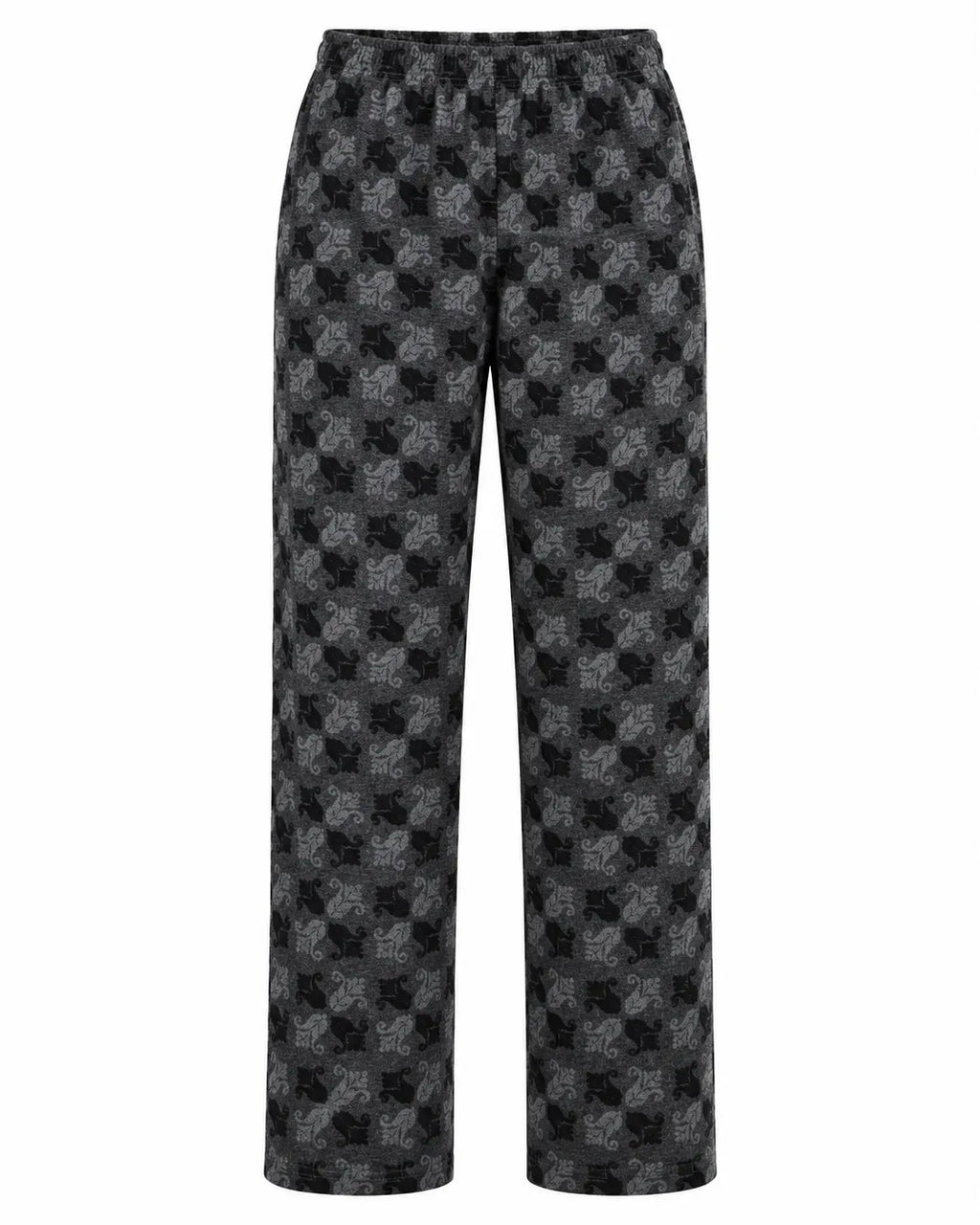 Pyjama Femme Noir & Gris à Plumes – Ensemble 2 Pièces - La Sprezzatura pyjamas