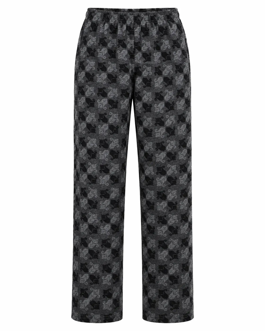 Pyjama Femme Noir & Gris à Plumes – Ensemble 2 Pièces - La Sprezzatura pyjamas