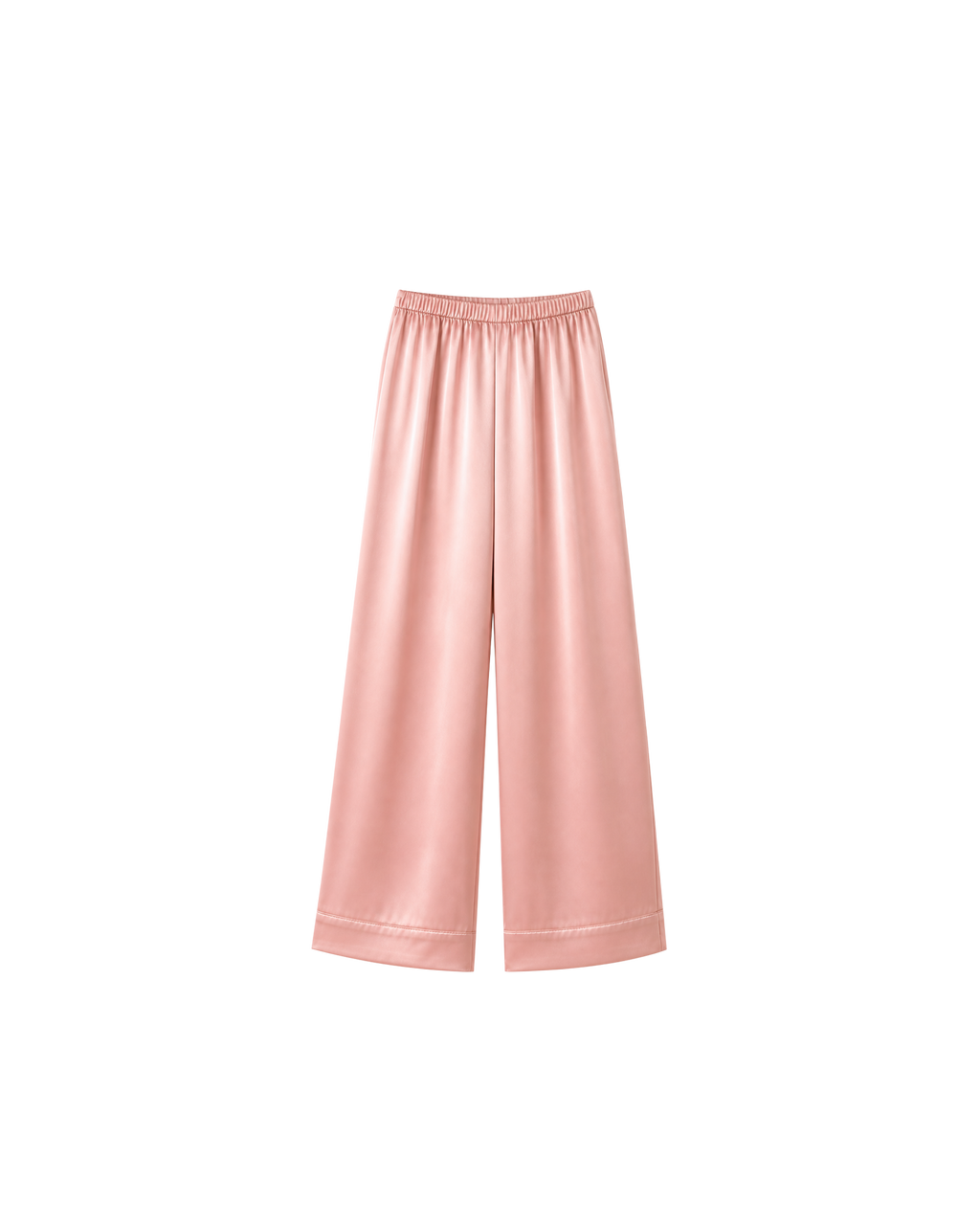 Pyjama Satin Saumon Femme – Ensemble 2 Pièces
