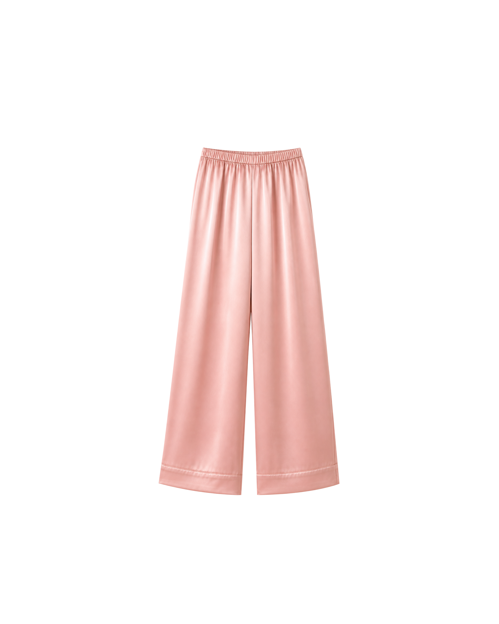 Pyjama Satin Saumon Femme – Ensemble 2 Pièces