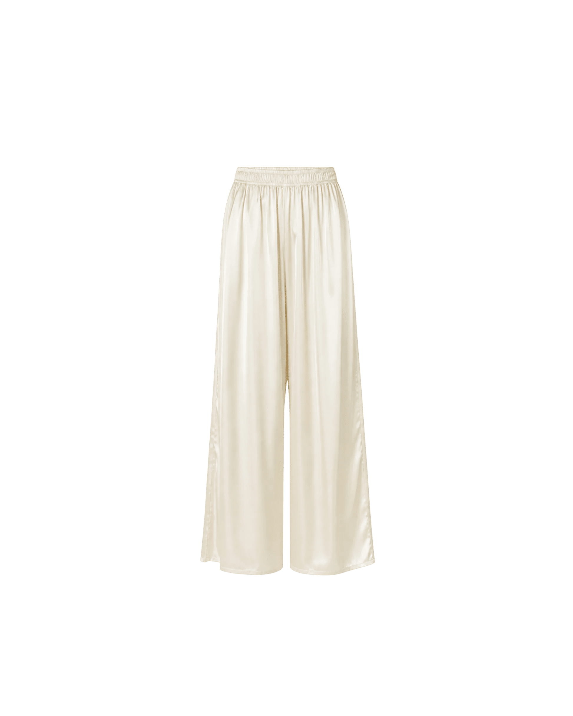 PYJAMA SATIN IVOIRE À MANCHES TRANSPARENTES – ENSEMBLE 2 PIÈCES FEMME ÉLÉGANT - La Sprezzatura pyjamas