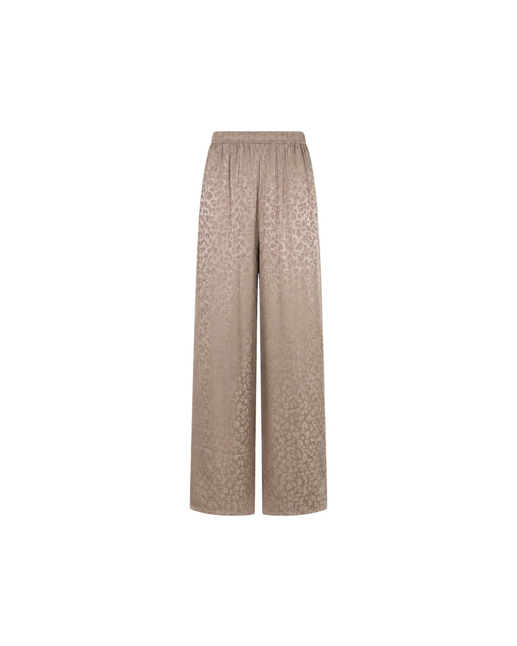 Pyjama Satin Taupe Dentelle Femme