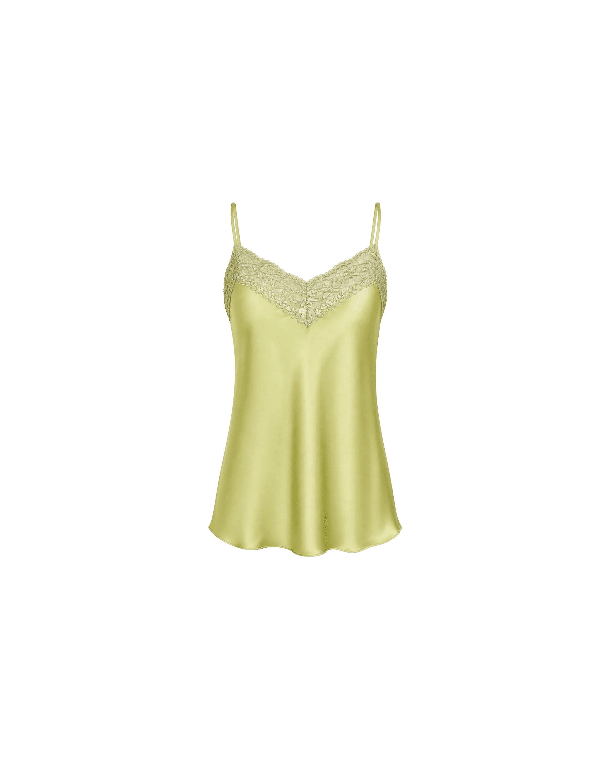 PYJAMA SATIN VERT PISTACHE 3 PIÈCES – NUISETTE, PANTALON & KIMONO DENTELLE - La Sprezzatura pyjamas