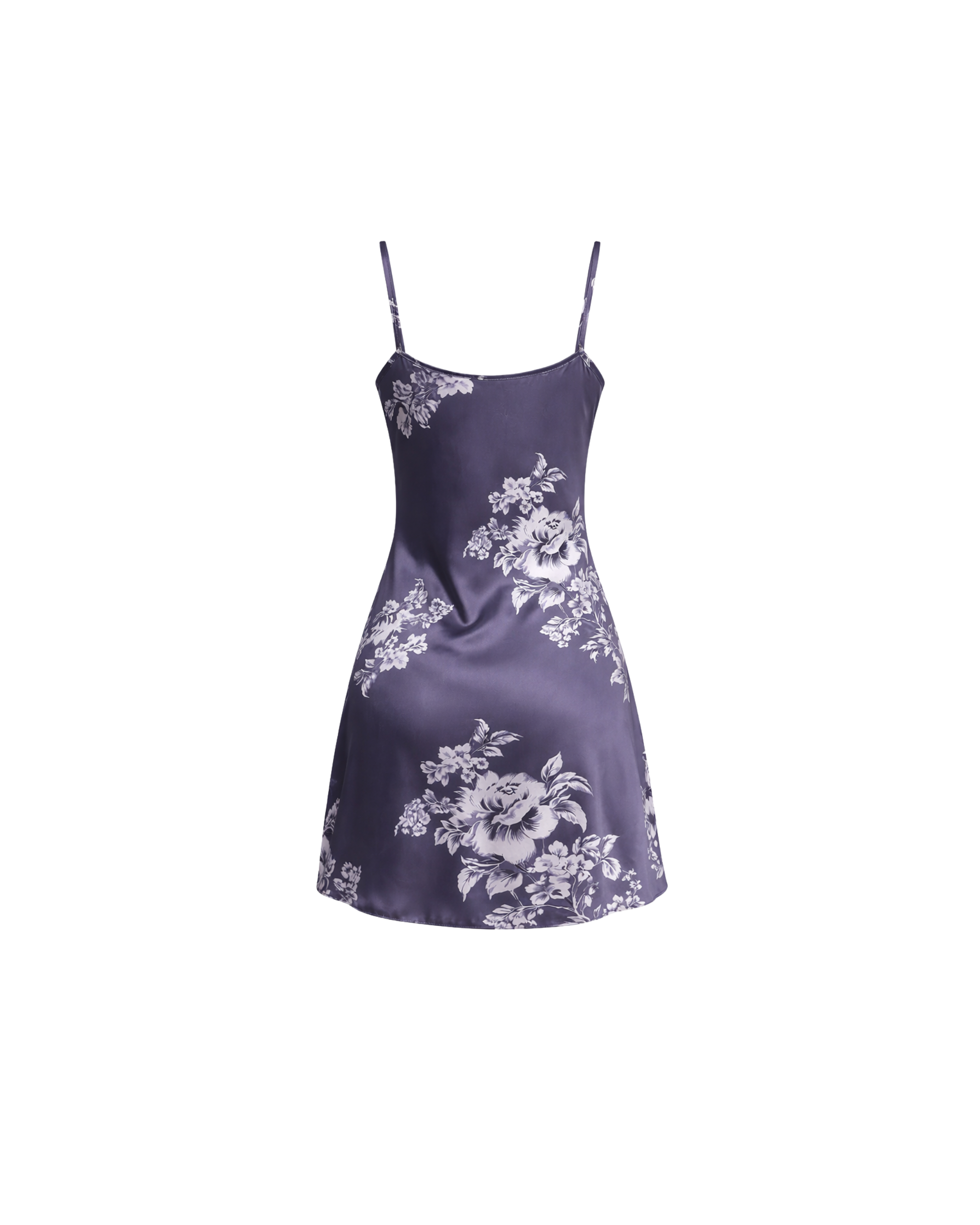 NUISETTE SATIN FLORALE BLEU NUIT