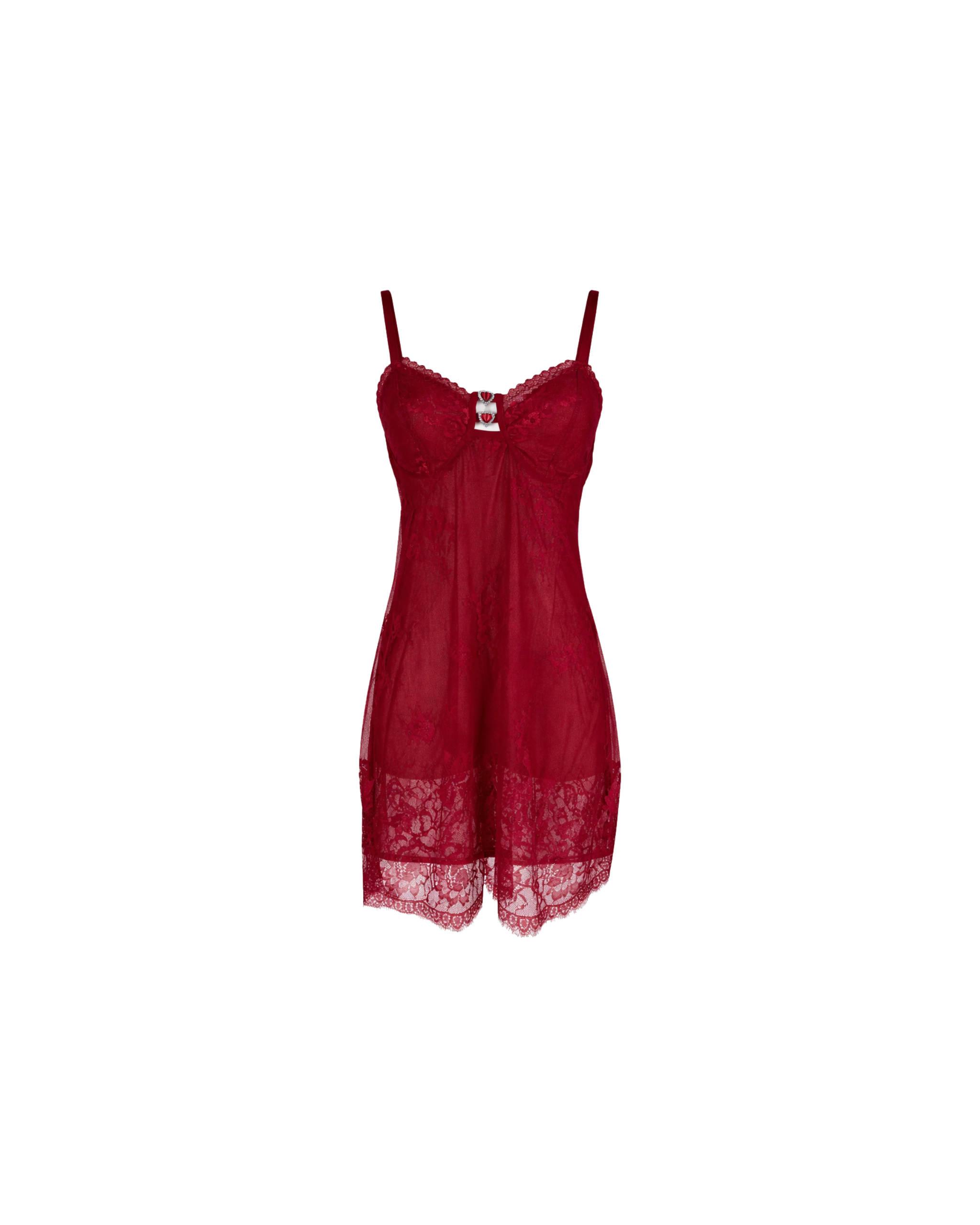 ENSEMBLE 3 PIÈCES DENTELLE BORDEAUX – LA SPREZZATURA