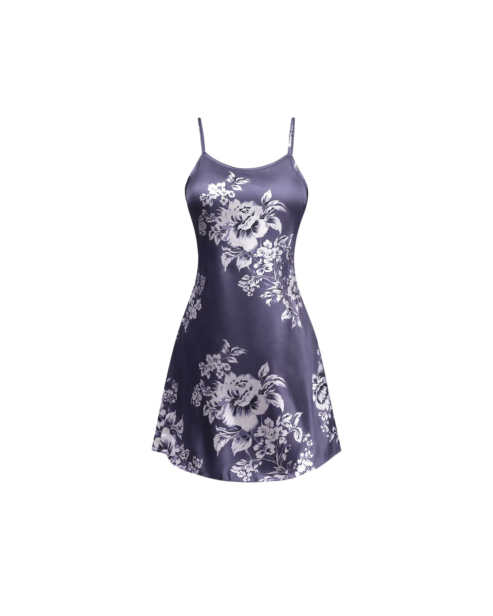 NUISETTE SATIN FLORALE BLEU NUIT