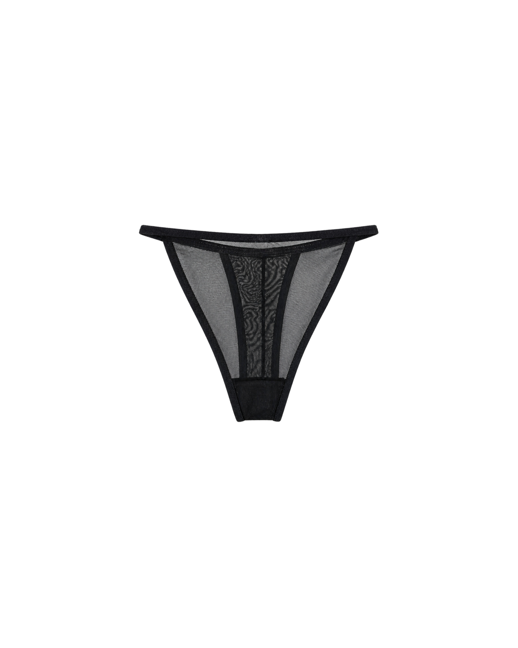 Nuisette Noire Dentelle & Voile — Corset Lacets & String Assorti